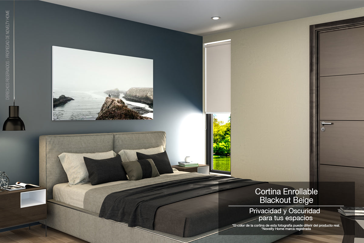 Cortina Enrollable Sheer Elegance Bruma Gris Jaspe – Novelty Home - Cortinas  enrollables